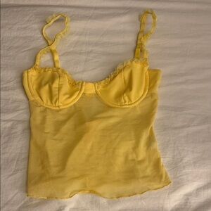 Edikted Yellow Camisole Top